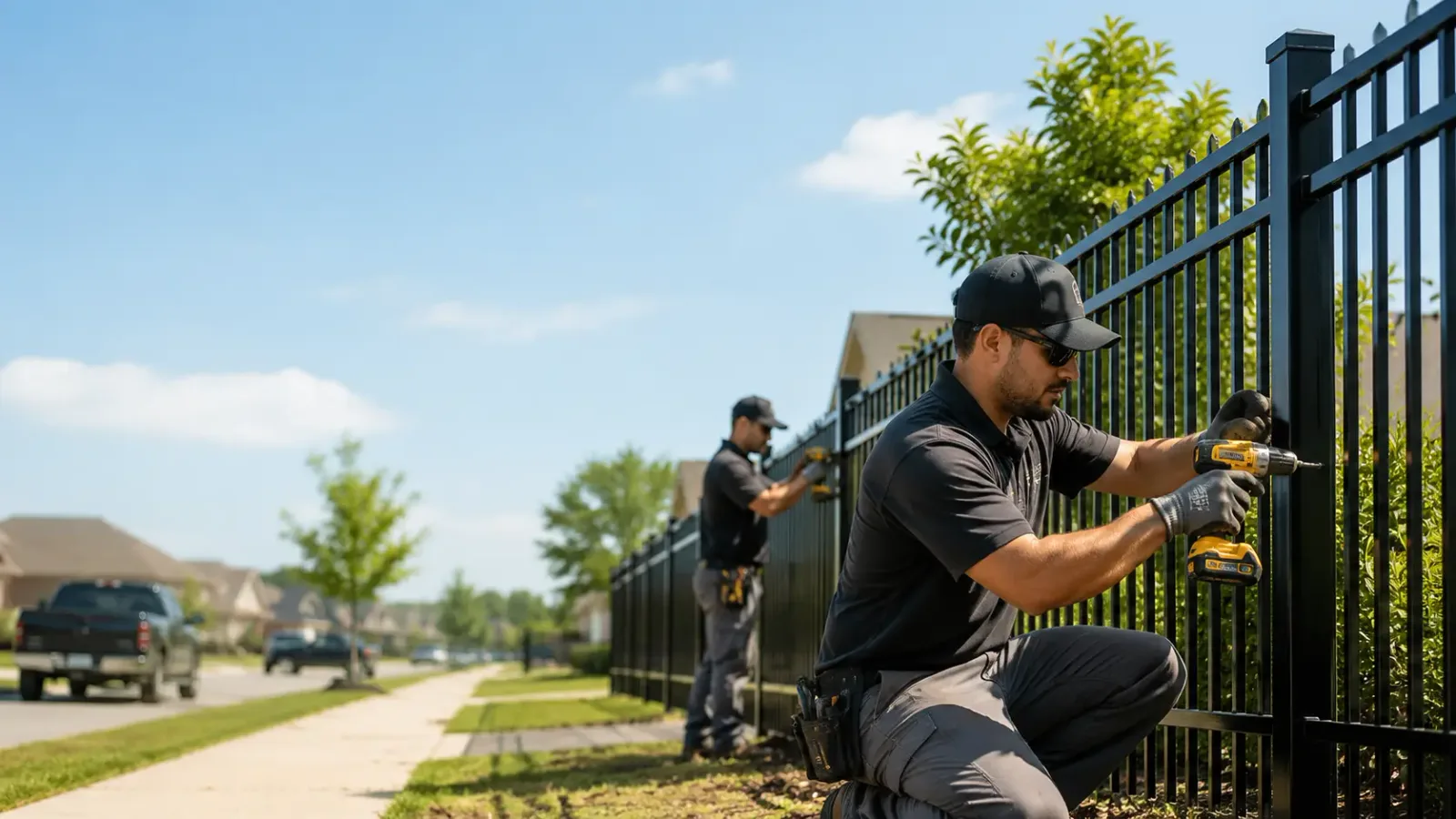 Metal Fence Installation in Garden City, ID